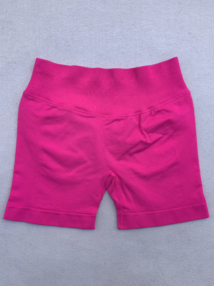 Impact Seamless Shorts 4.5" Ribbed Yoga Shorts Women Flex Scrunch Bum Gym Booty Running Short Butt Lifting Workout Pants sports shorts running shorts yoga shorts workout shorts seamless shorts