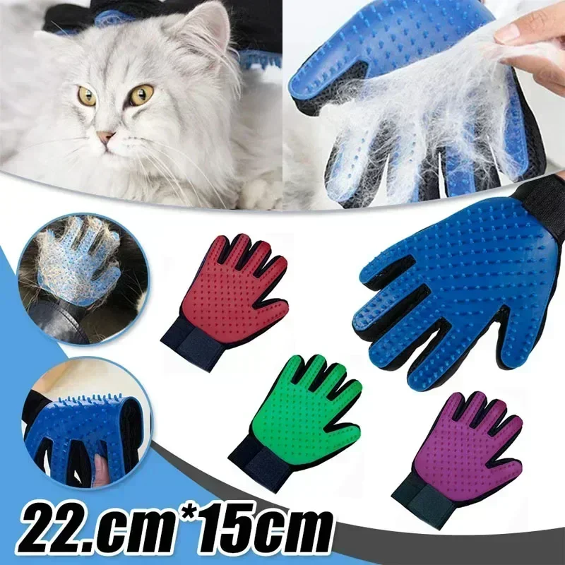 Pet Grooming Gloves 1pc for Cat and Dog