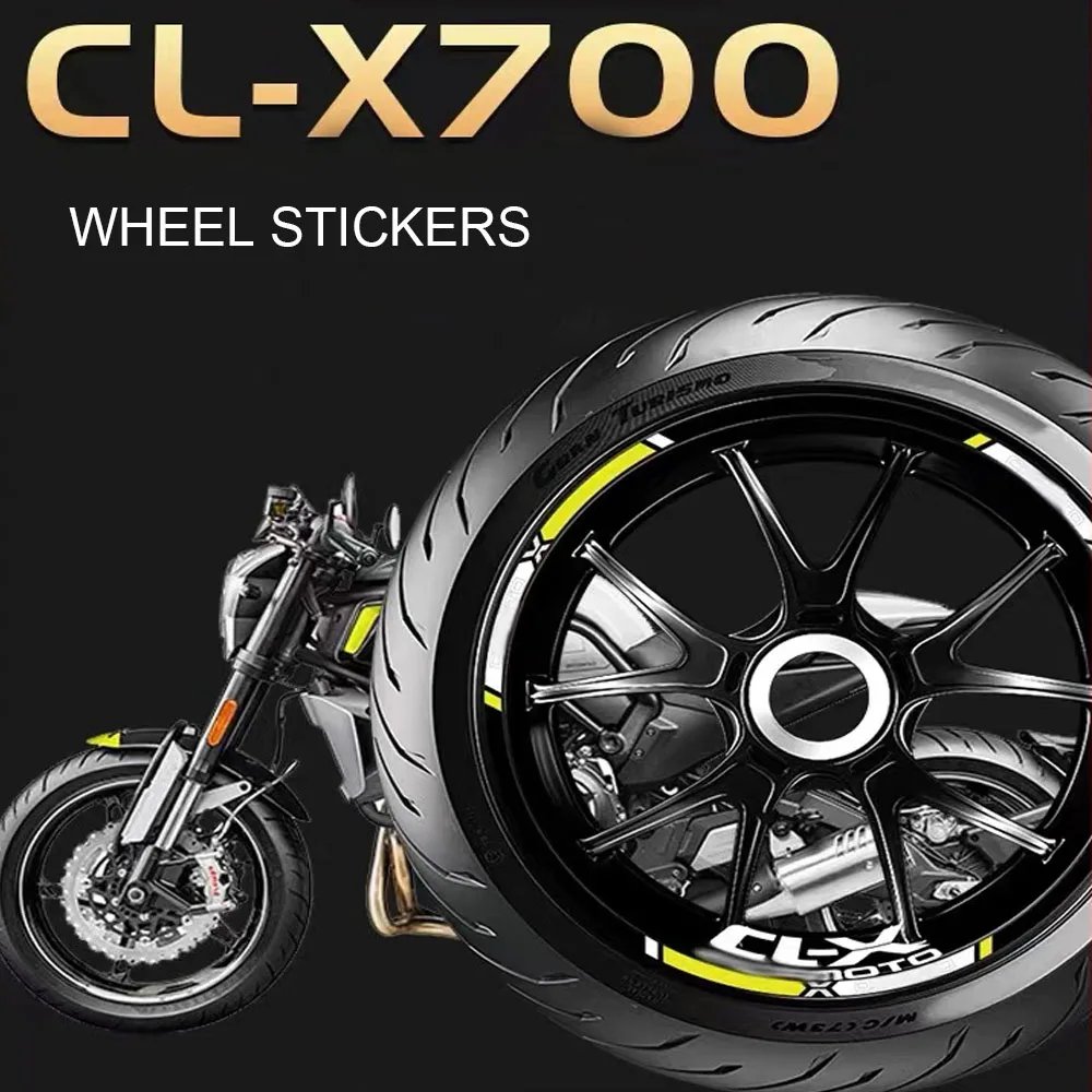 Autocollants Réfléchissants Pour Jantes De Moto Benelli TRK 502 - Décoratifs Et Visibles De Nuit (Couleur 6)