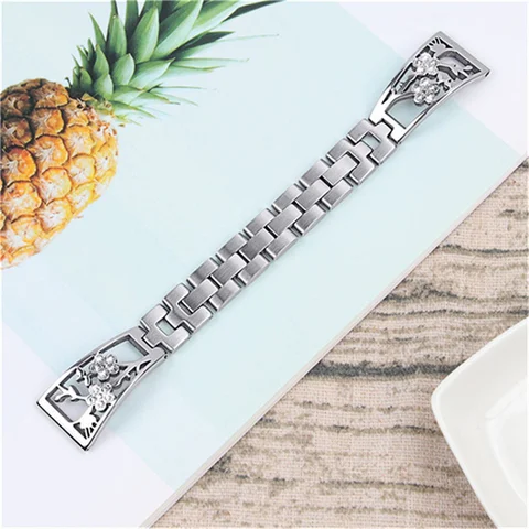 Strap for Samsung Galaxy Watch 4 Classic 40mm 44mm 46mm 42mm Diamond Stainless Steel Bracelet for Galaxy Watch 3 41mm Band