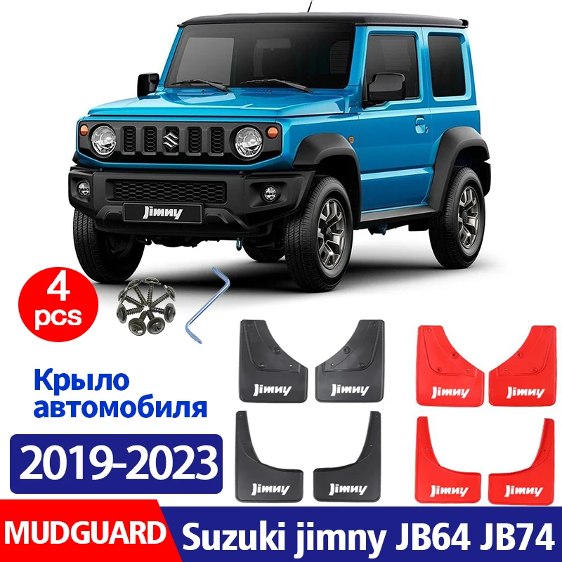 

2019-2023 FOR Suzuki Jimny JB64 JB74 Mudguard Fender Mud Flap Guards Splash Mudflaps Car Accessories Mudguards Front Rear 4pcs