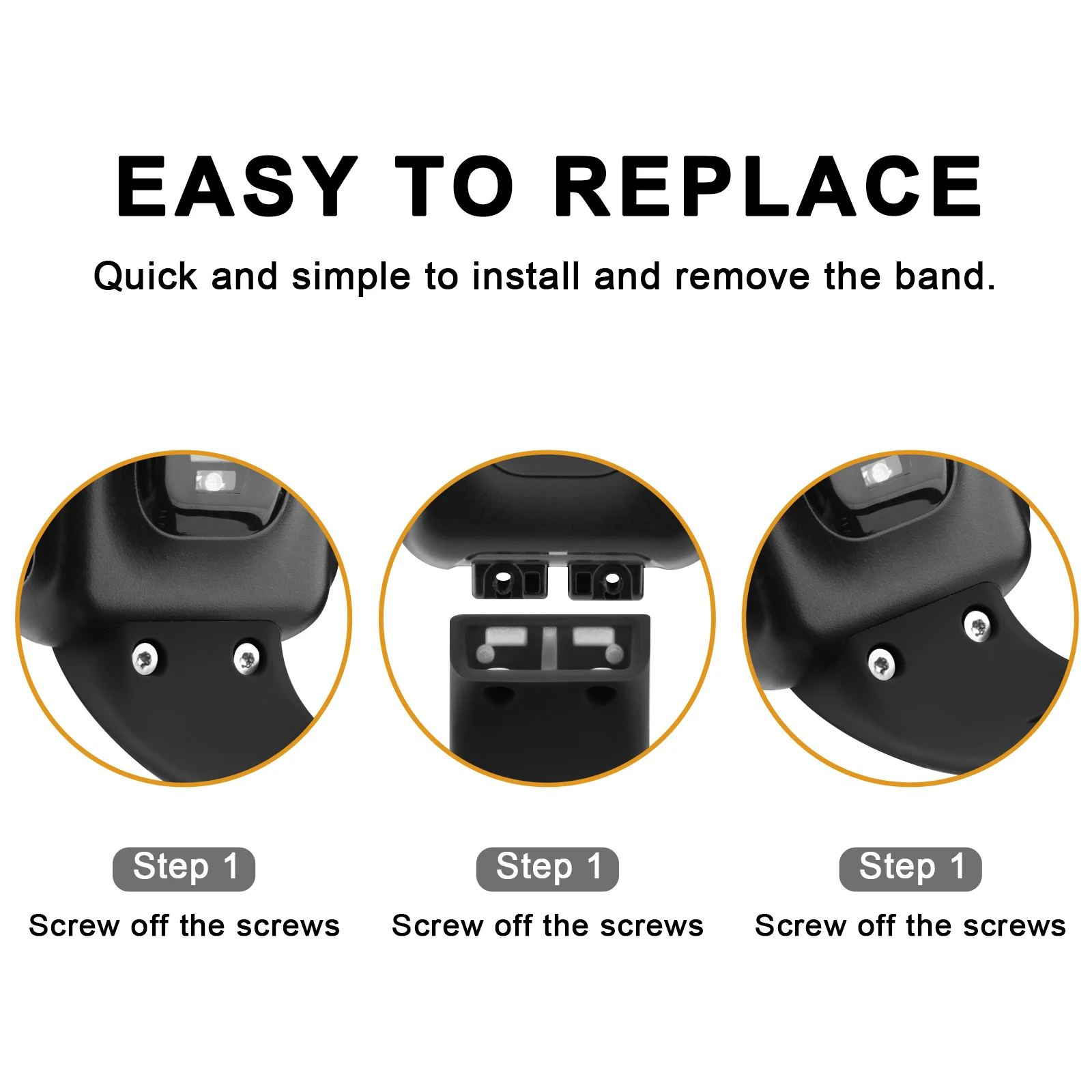 Silicone Sport Wristband Replacement