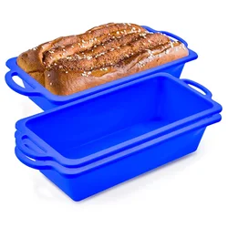 Durable Non - Stick Silicone Bread Loaf Pan with Reinforced Frame - Oven and Dishwasher Safe - Round (Randomcolor)