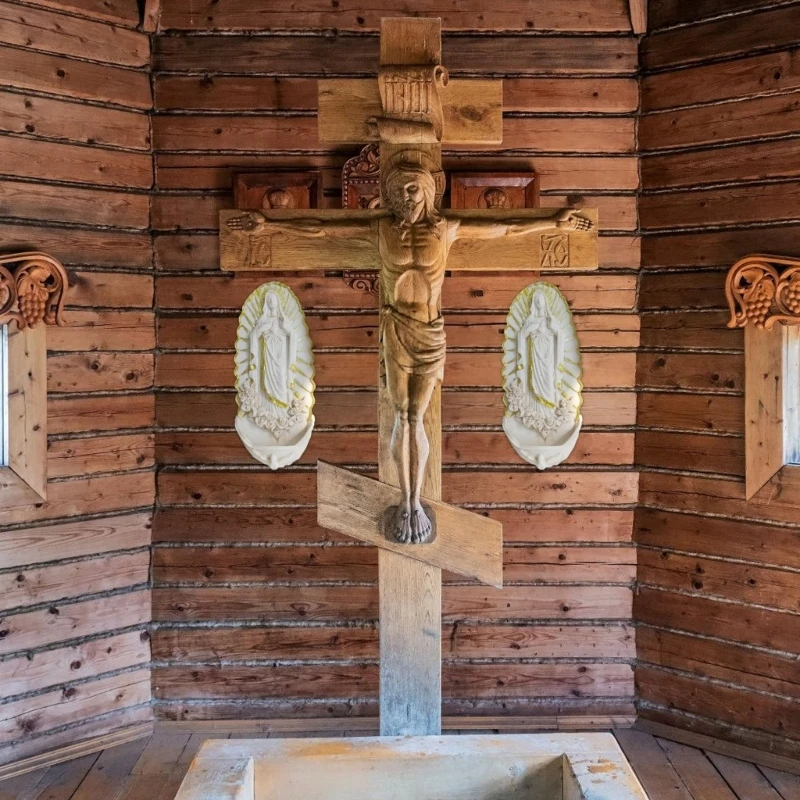 Resin Holy Water Font Wall Sculpture 5