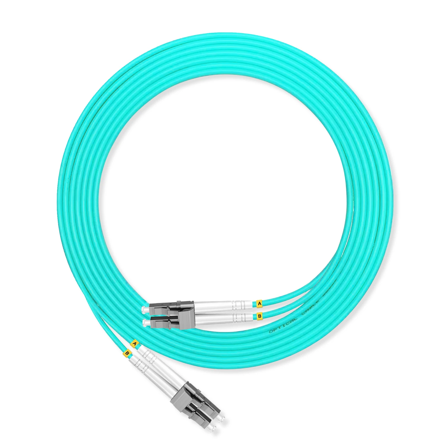 LC UPC OM3 Fiber Optical Patch Jumper 3.0mm Multimode Cable Cord Duplex 1m 3m 5m PVC SM 1310/1550nm FTTH fiber optic cable