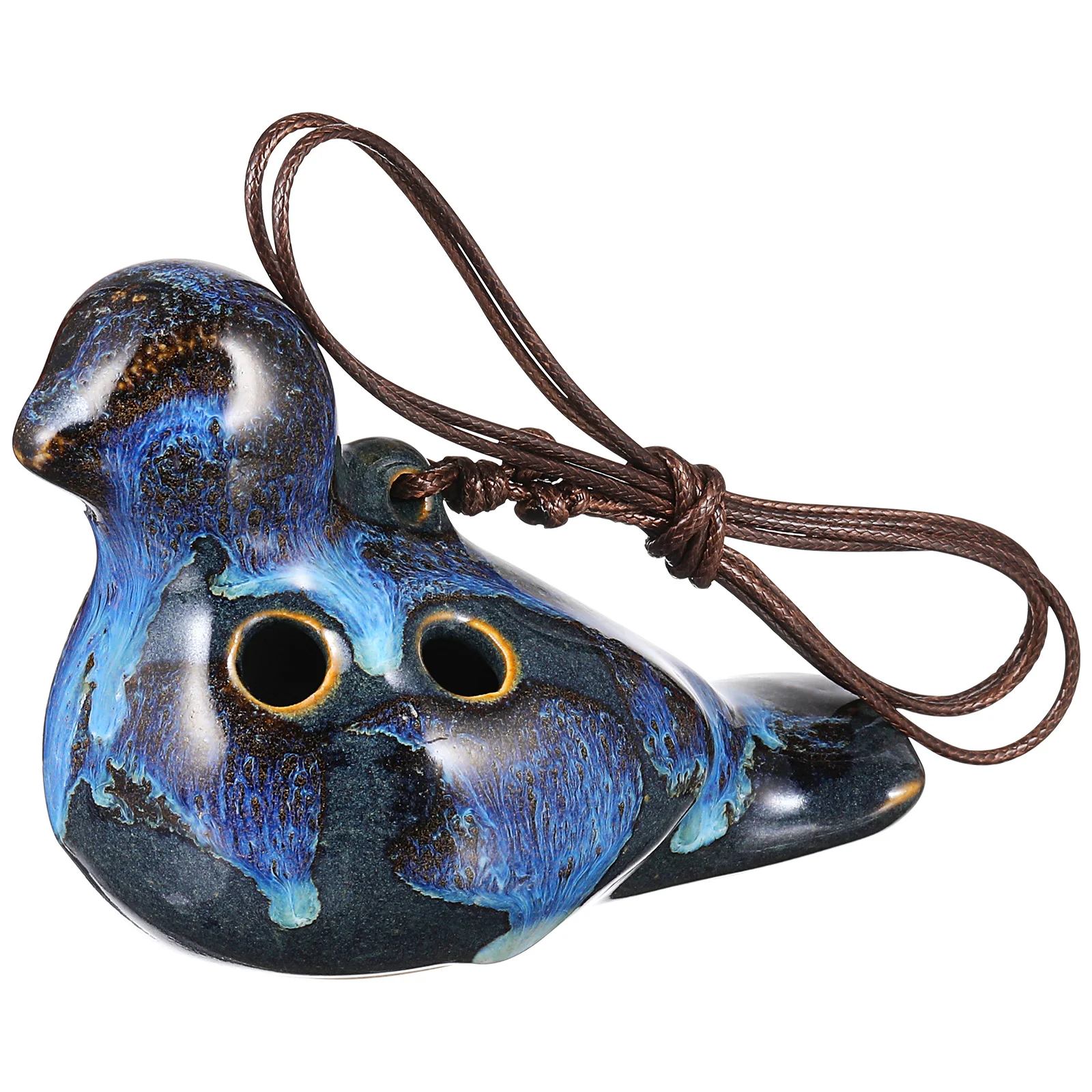 

Happyyami Bird Shape Designed Ocarina Musical Instrument 6 Holes Ocarina Kids Beginners Ocarina Performance Ocarina