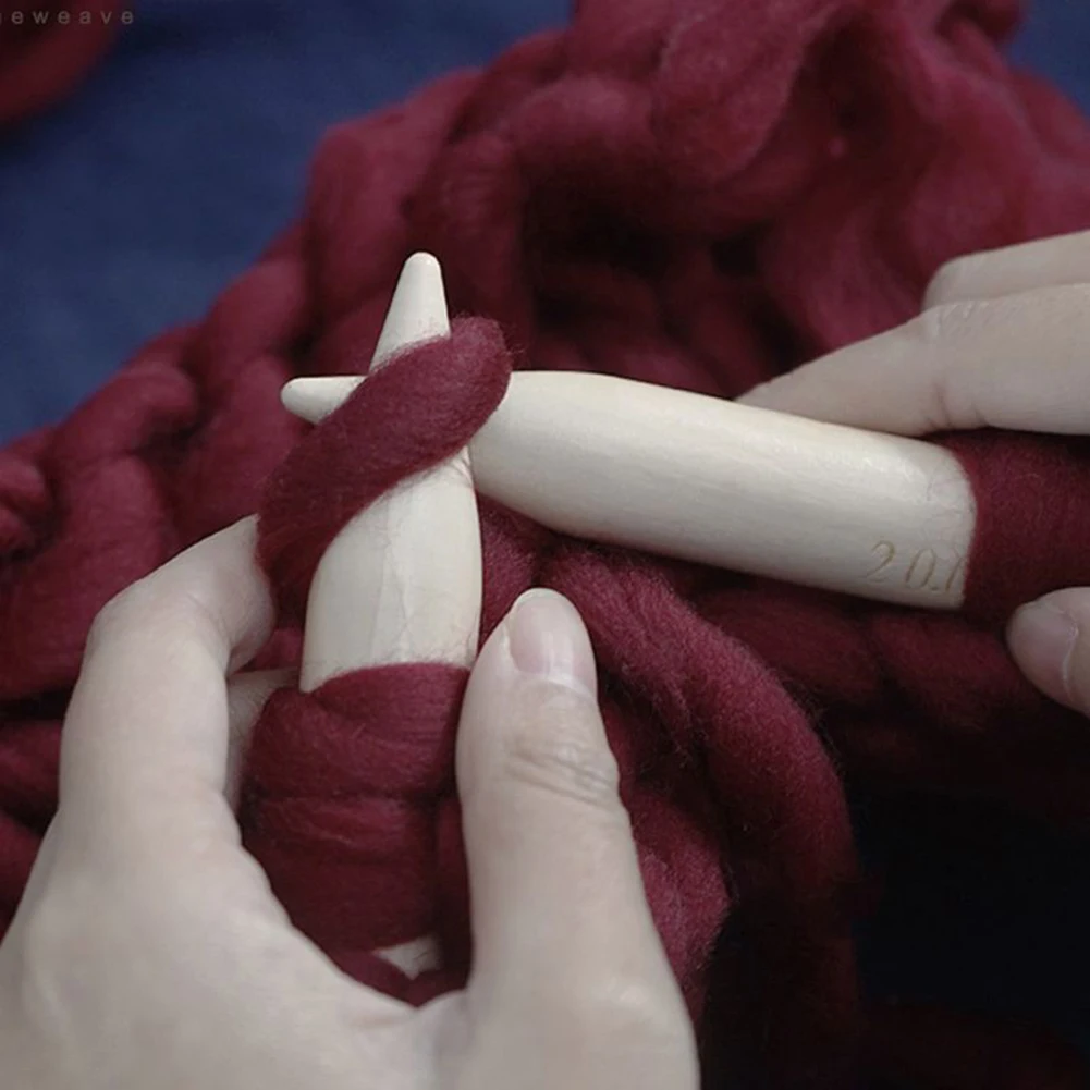 

Hand Sewing Knitting Needle Thick 15mm/20mm/25mm Needle Durable Craft Tool for Precise and Intricate Stitching