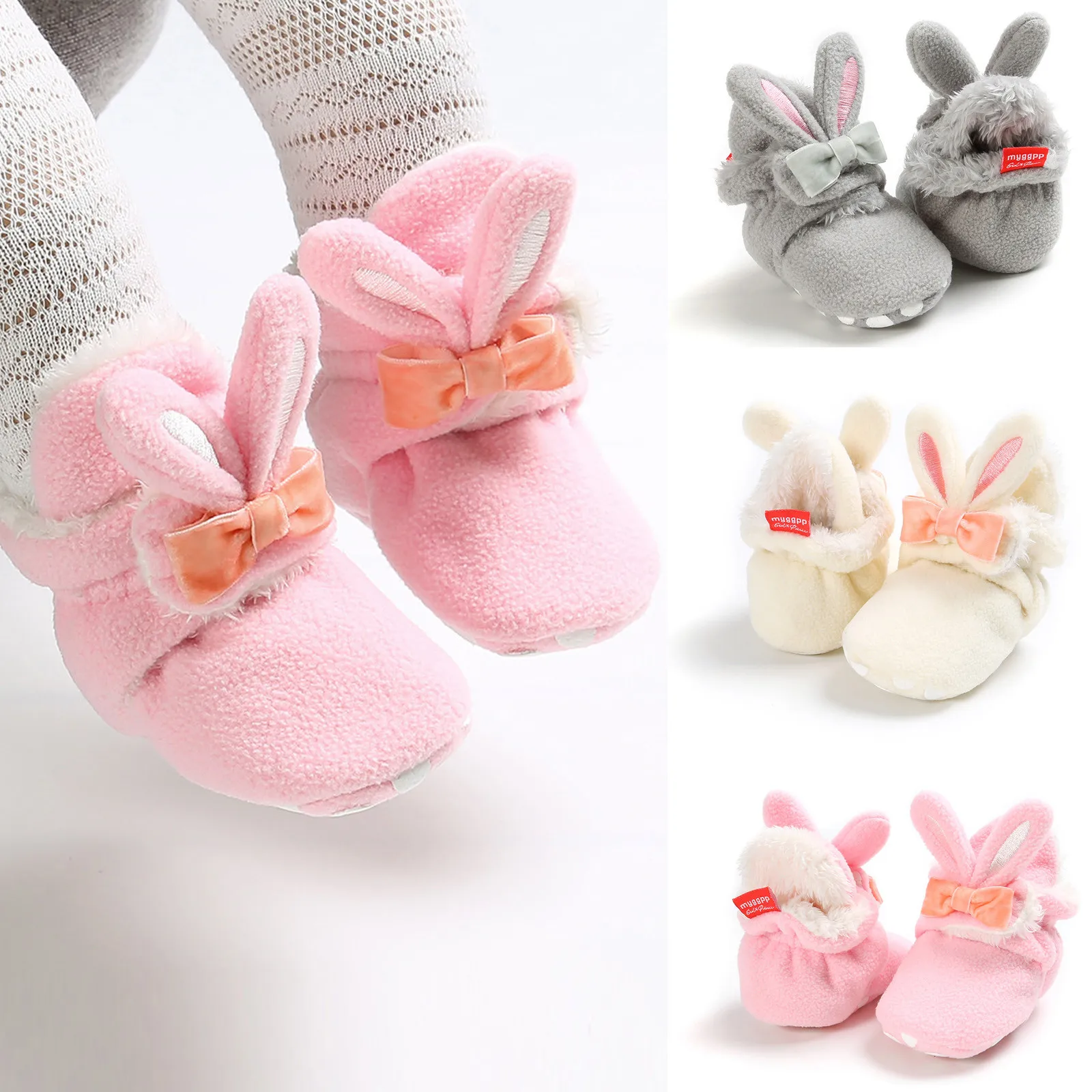 

Baby Winter Boots Infant Toddler Newborn Cute Cartoon Bear Shoes Girls Boys First Walkers Super Keep Warm Snowfield Booties Boot