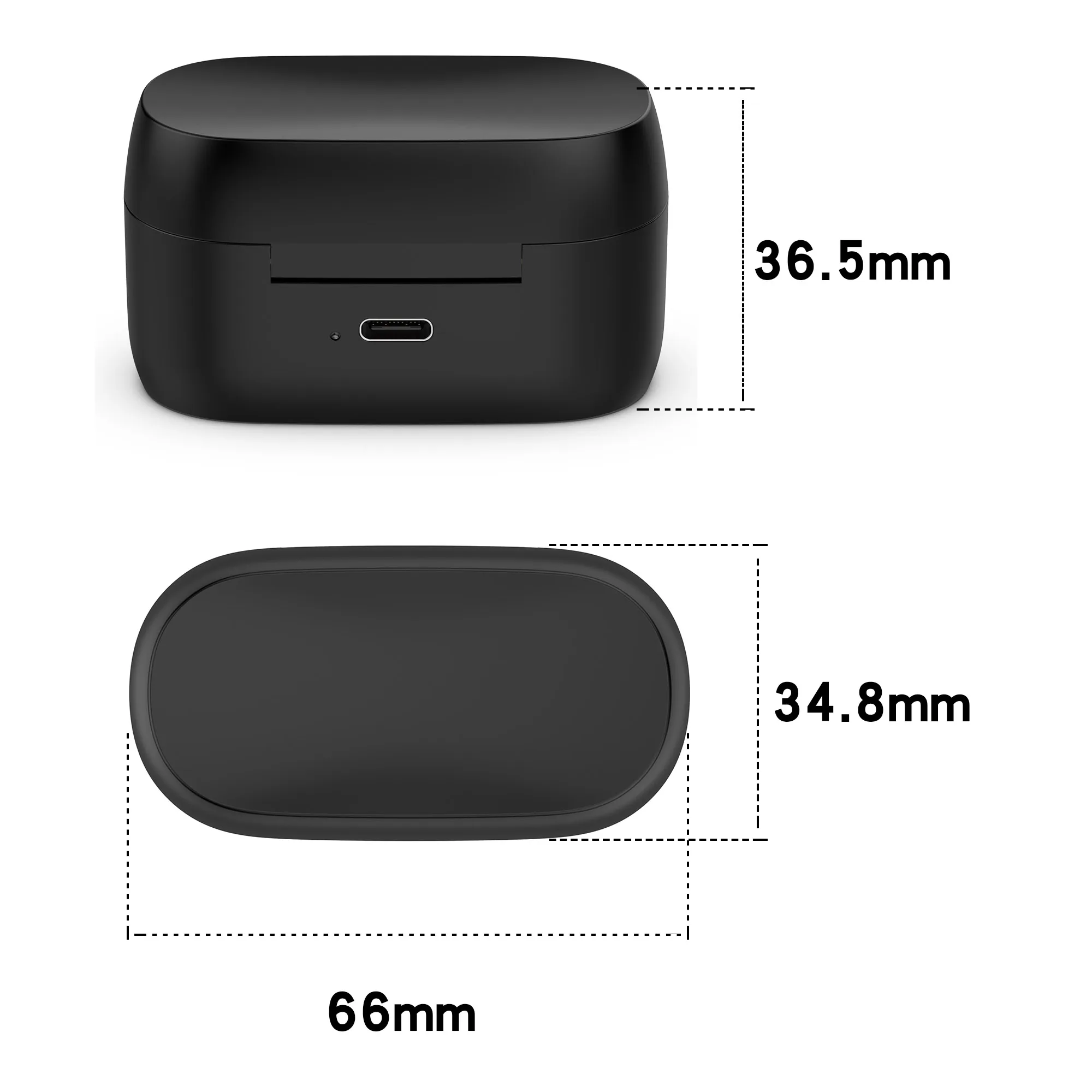 Charging Compartment For Jabra Elite 75T Headset Storage And Charging Case For Jabra Active 75T