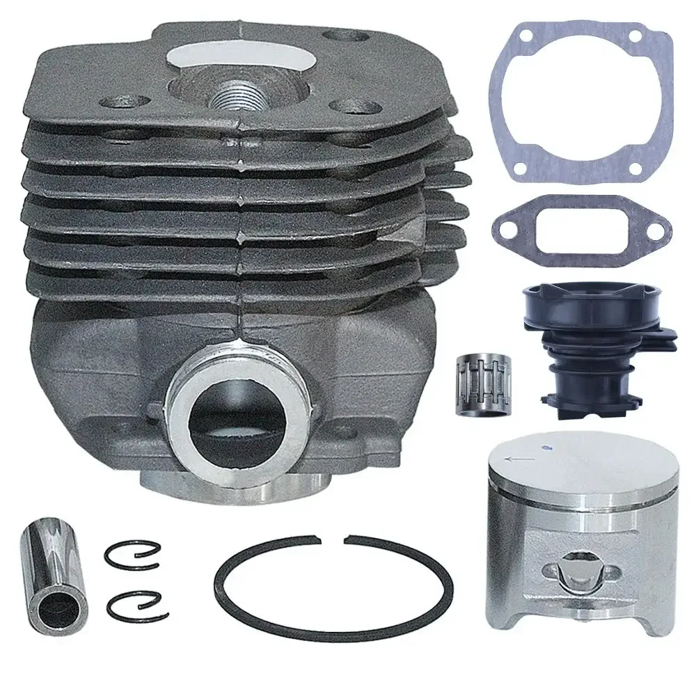 

Cylinder Piston Intake Manifold, Decompression Valve Kit for Husqvarna 365 371 372 Xp 362 Chainsaw Engine Motor Parts, 48mm