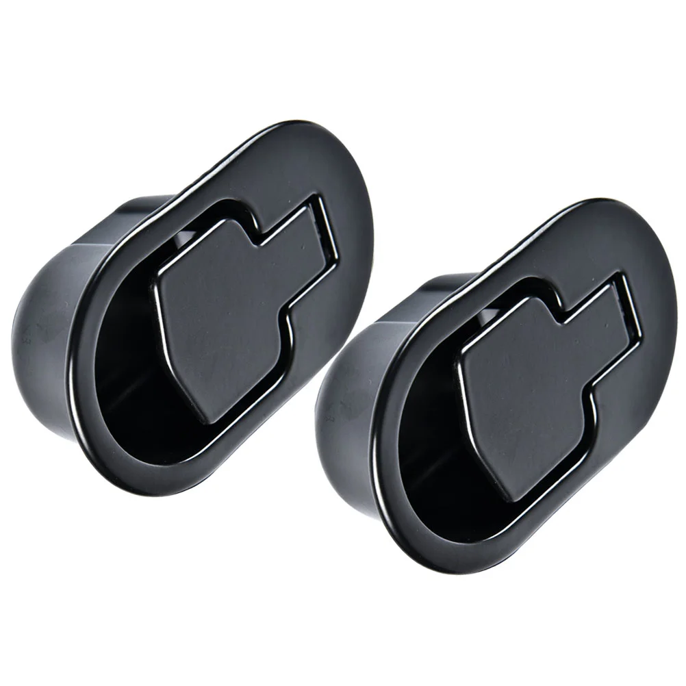 2 Pcs Chaise Longue Pink Car Accessories Switch Metal Pull Handle