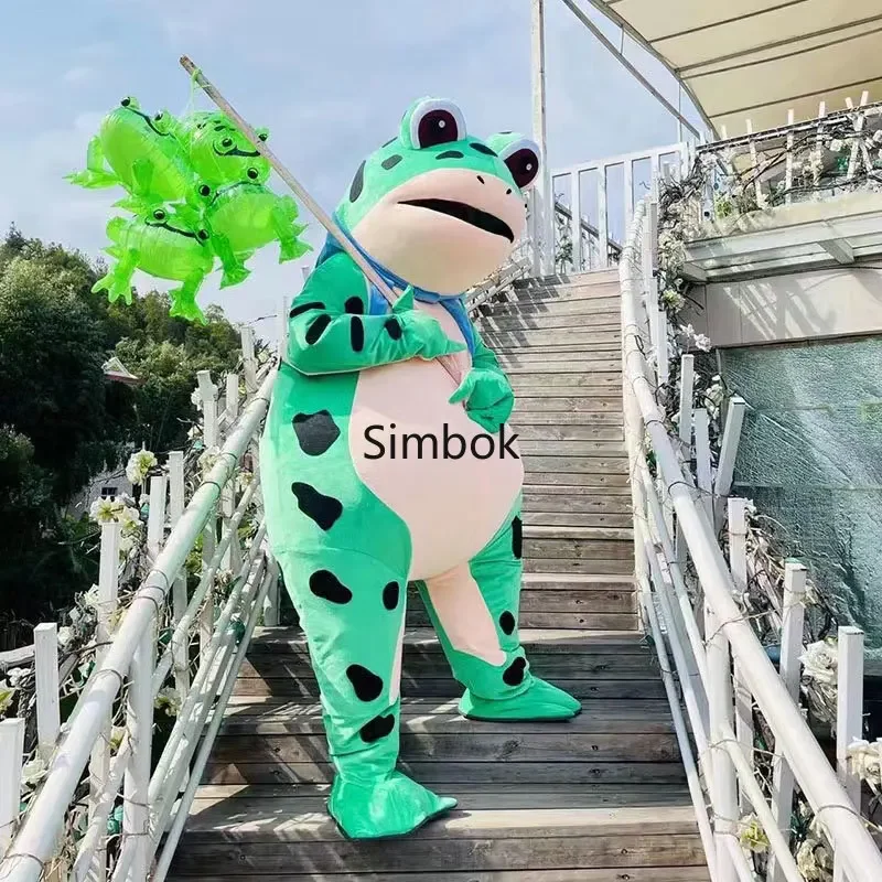 

Funny Frogs Doll Costume for Adults, Propaganda Mascot, Cartoon Anime Clothing for Halloween and Easter Parties