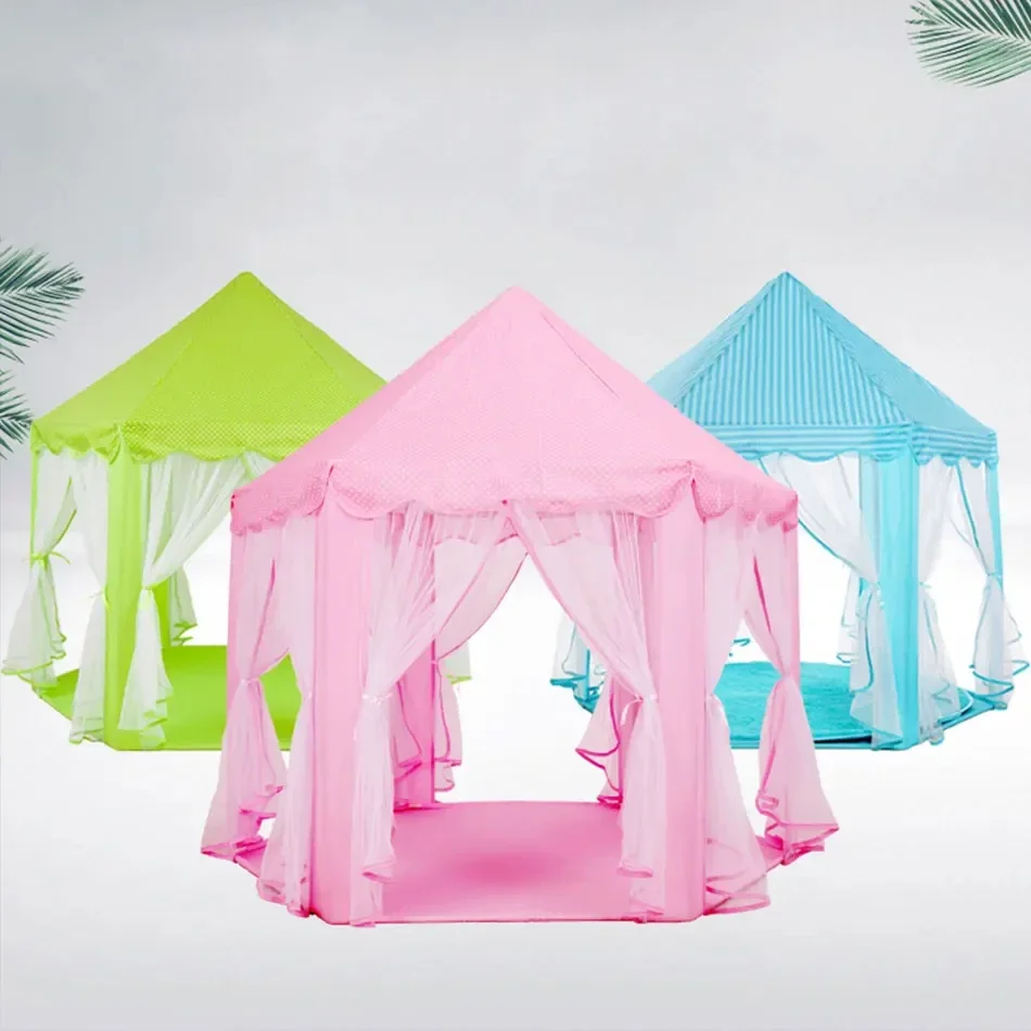 Children Toy Tent Portable Children's Tent Tent Toys For Girls Princess Castle Tipi Infantil Teepee Baby Christmas Gifts