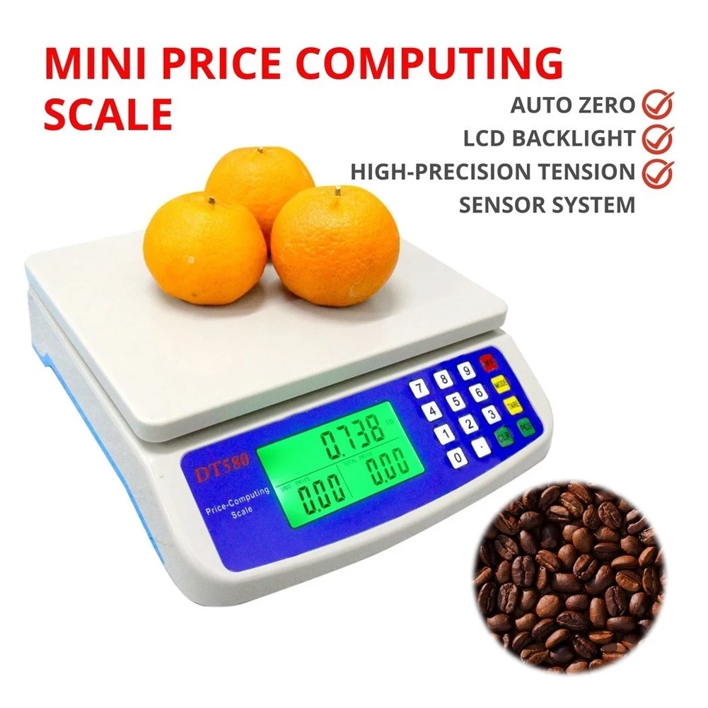 Digital Kitchen Scale Stainless Steel Commercial Food Scale
