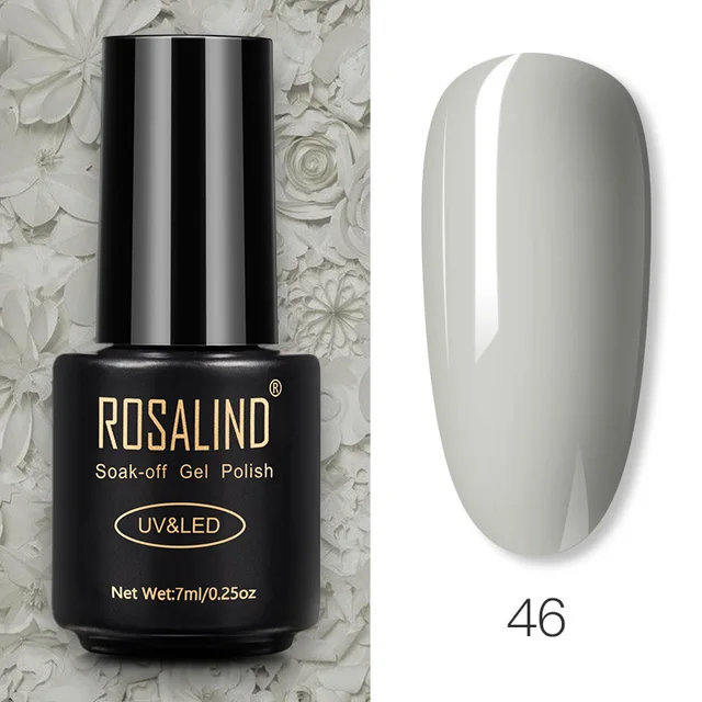 ROSALIND Nail Gel Polish Glitter Series Gel Varnishes All For Manicure Soak Off UV Lamp Nails Art Semi Permanent Gel Polish RA46