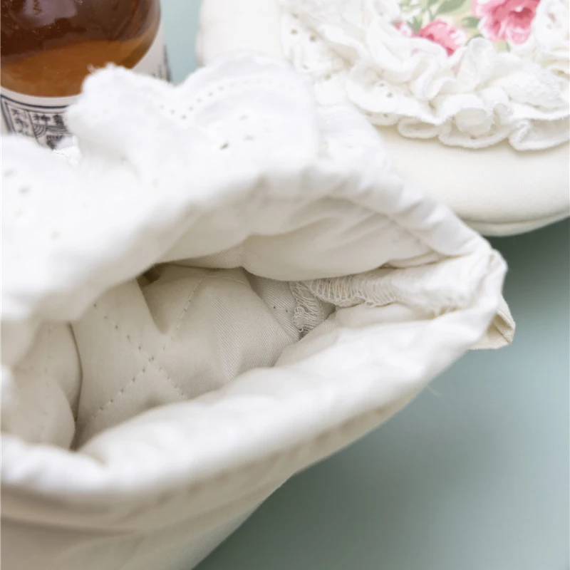 Kitchen Utensils Oven Gloves Girl's Floral Lace Elegant Anti-scald Heat Insulating Gloves for Kitchen Thickening Baking Mitten