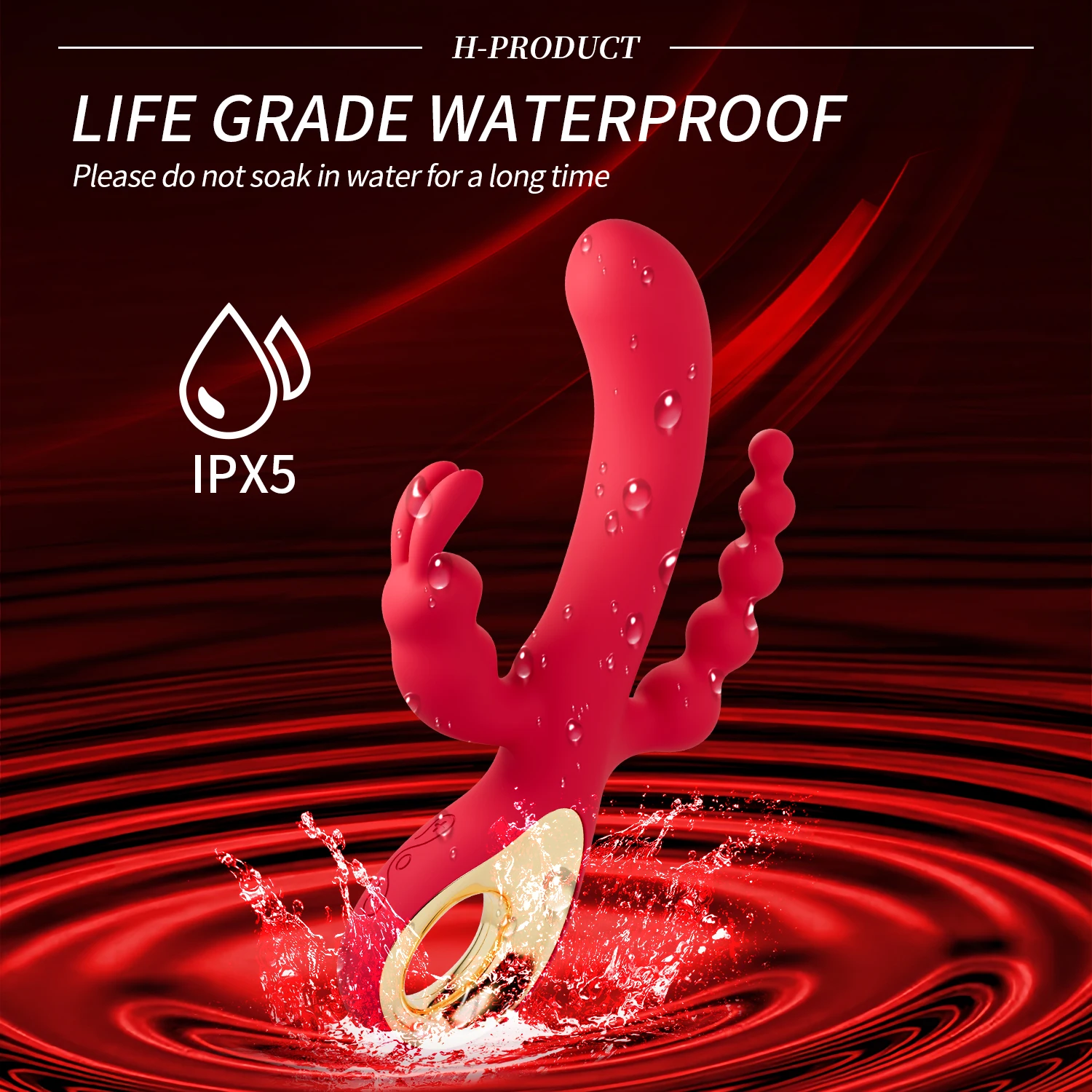 New Rabbit  G Spot Vagina Anal Plug Triple Vibrator 10 Strong Speed Vibration G-point Stimulator Dildo Female Sex Toy Shop 18