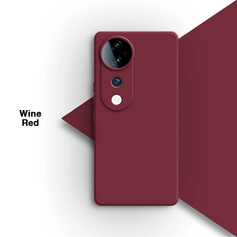 Elegant Liquid Silicone Protective Phone Case - Soft, Classic Design with Camera Protection