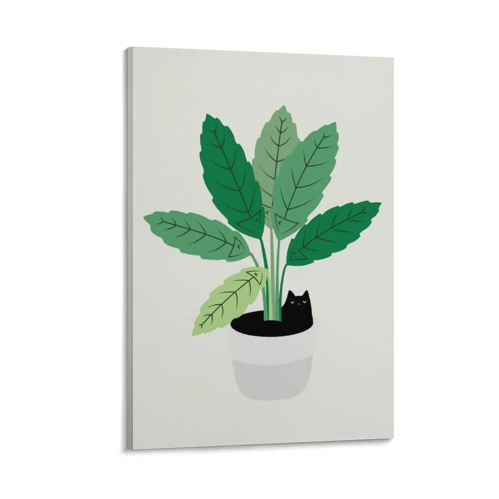

Cat and Plant 28 Canvas Painting wall art decorative frames wall room