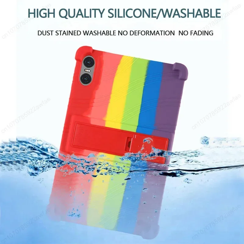 Soft Silicon Tablet Cover para Crianças Estojos à Prova de Choque Estojo para Teclast T50 T40 Pro P30 Air M40 Plus M40s P40hd2023 - Imagem 4