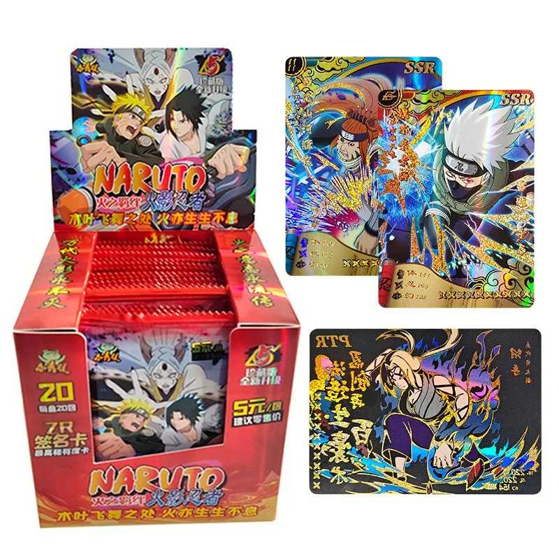 Cartes de jeu NARUTO pour enfants, Uzumaki, Uchiha, Sasuke, Harlot, Sakura,  Hatake, Kakashi, Tcg, cadeau