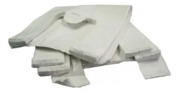 Sac fourre-tout blanc épais, 40x50 pièces, 4kg