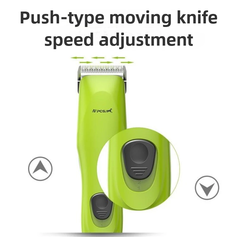 Professional Wired Electric Clipper with Two Levels of Adjustment for Dogs Low-noise Pet Shaver Dog Pusher Pet Hair Trimmer