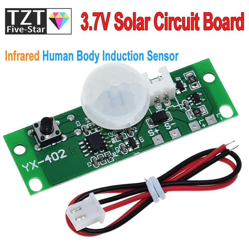 Menschlicher Körper Induktion Solar Lampe Steuerplatine 3,7 V Nachtlicht Modul Controller Modul Infrarot Induktion Solar Platine