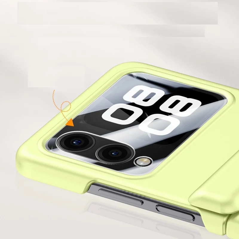 Spring Hinge For Huawei Nova Flip Case Matte Hard Folding Protection Cover_voghion.com