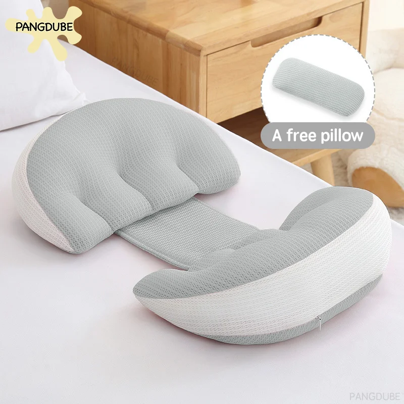 PANGDUBE Pregnancy Pillow with 1pc Free An Auxiliary Pillow Cotton Waist Support Pillow for Pregnant Women Sleeping Body Pillow 1 PANGDUBE Pregnancy Pillow with 1pc Free An Auxiliary Pillow Cotton Waist Support Pillow for Pregnant Women Sleeping Body Pillow 1