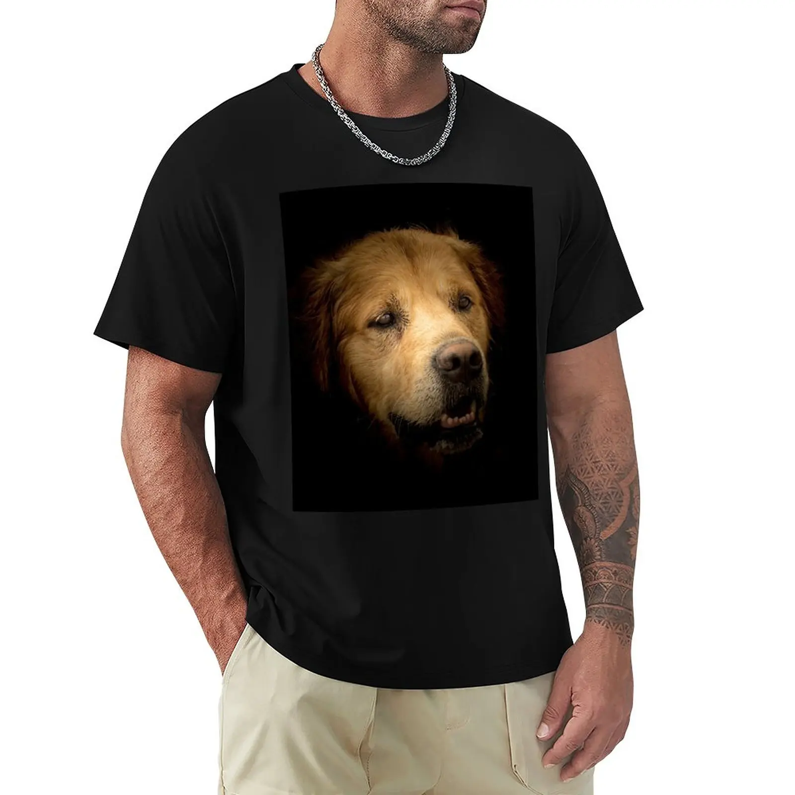 

Golden Retriever T-Shirt Short sleeve tee quick-drying t-shirt fitted t shirts for men