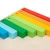 Wooden Montessori Teaching Aids Math Toys Color Fraction Sticks Kindergarten Early Education Learning Educational Toys For Kids 4