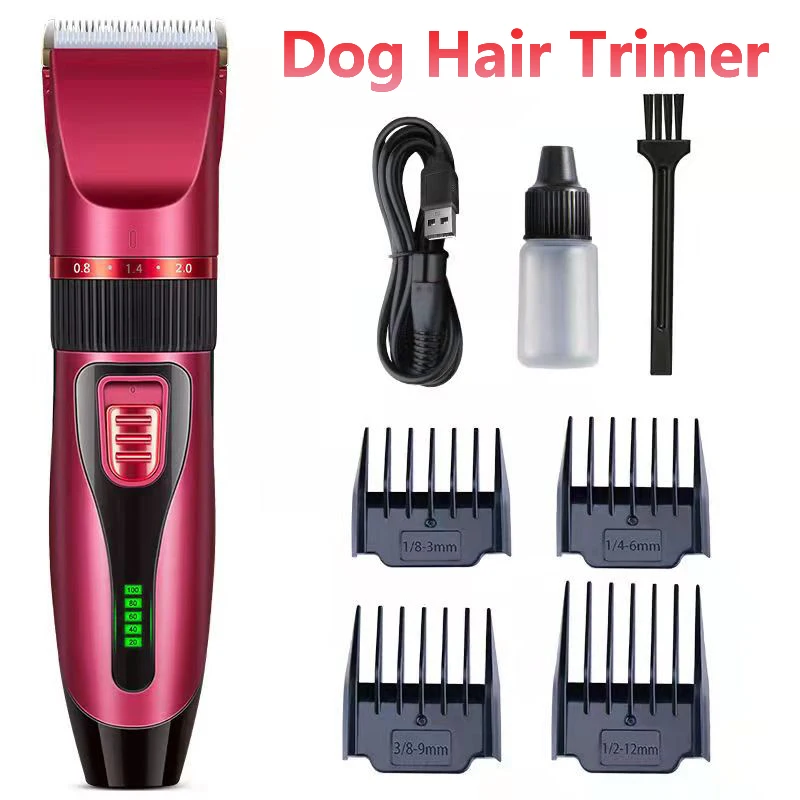 Dog Hair Clipper Pet Hair Trimmer Puppy Grooming Electric Shaver Set