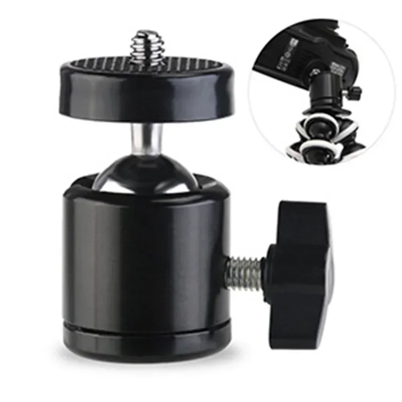 Swivel Mini Ball Head Screw Tripod Mount Degree Rotating Mount Base Adapter Aluminium Alloy For DSLR Camera And Devices mini tripod,camera tripod,camera tripod mount,mini ball head tripod mount,tripod screw mount adapter