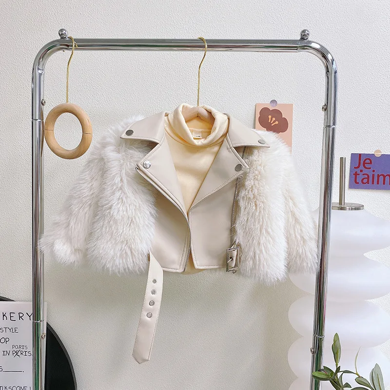 м  ҳ  ܿ PU  Ŷ   ҳ ¥  Ʈ β Chaqueta      1-7Y