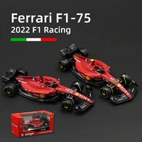 Bburago 1:43 Ferrari 2022 F1-75 #16 F1 Formula Car Die Cast Vehicles Collectible Model Racing Toys 1