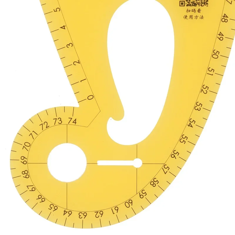 Fashion Design Ruler Clothing Curve Armhole Ruler Pattern Design Template Patchwork