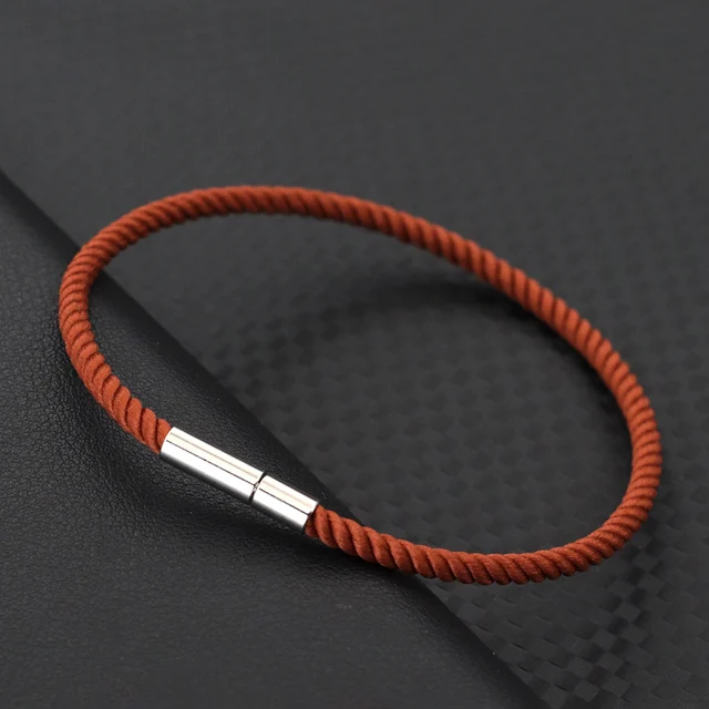 95534-91036a.jpg Nouveau bracelet porte-bonheur en cordon 7 couleurs pour hommes et femmes, tissu de qualité A, cordon fin de 3 mm, bracelet cadeau de mariage, bracelet d'amitié, Pulsera Roja