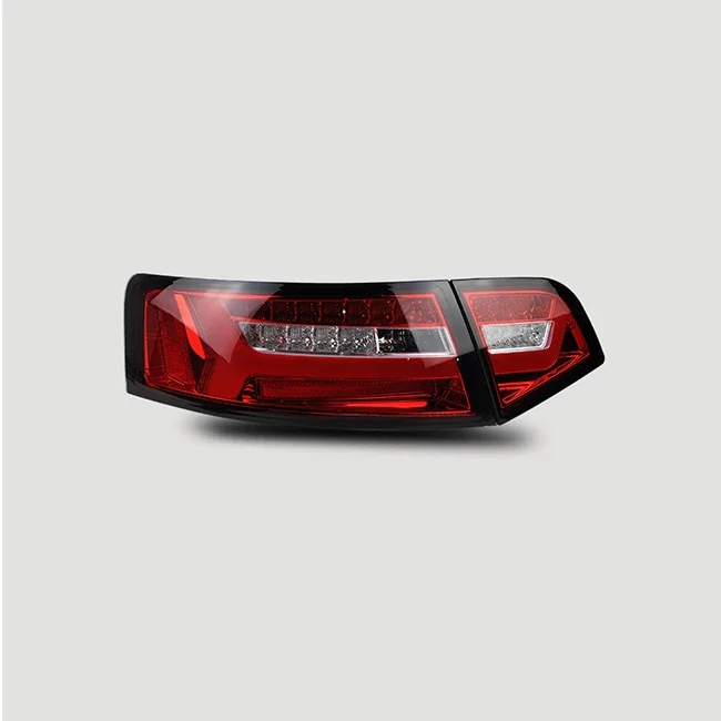 아우디 A6L 용 LED 테일 램프 DRL, 브레이크, 주차, 신호 LED 라이트, 리어 램프