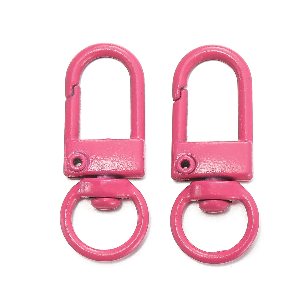 Colorful Alloy Snap Lobster Clasp Hooks for DIY Crafts - 10-Pack Wholesale Set