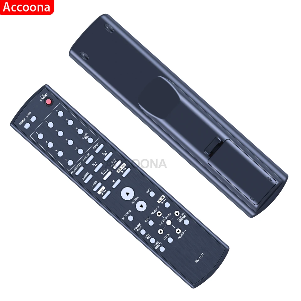 TCNOUMT Nuovo telecomando RC-1127 sostituzione compatibile con ricevitore AV Denon DM38 RCDM38 RCDM-38 RCD-M39 RC1127 30701010400AD