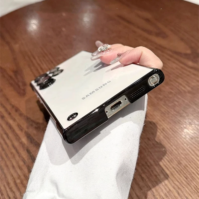Premium Plating Frameless Transparent Case with Camera Lens Protection
