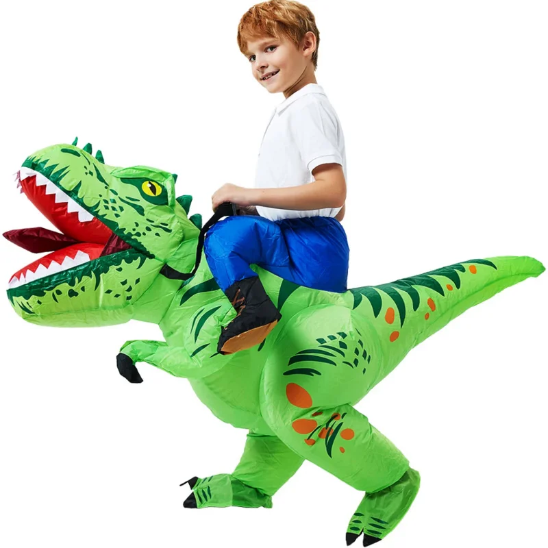 

Надувной костюм динозавра T-rex, детский аниме Пурим, костюмы на Хэллоуин, Рождество, вечеринку, косплей, костюм для детей и взрослых