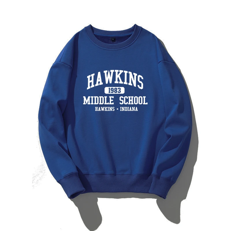Cozy Long Sleeve Hoodie with Stranger Things Print Unisex Casual Sweatshirt Comfortable and Stylish for Relaxing or Daily Wear 5