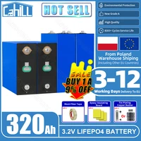 Grade A 8000+ cycle 320ah LiFePO4 batterie 3.2v phosphate de fer Lithium batterie rechargeable pour DIY 12V 24V 48v maison stockage d'énergie RV solaire batterie de camping en stock dans l'UE 1