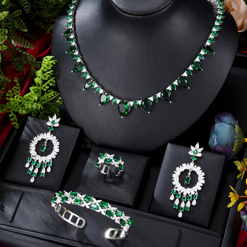 

Missvikki Luxury Necklace Bracelet Earrings Ring Multiple Types of lowest price sales For Women Bridal Wedding Jewelry Sets