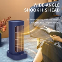 1300W Electric Heater Portable Desktop Fan Heater Heating Warm Air Blower Mini Radiator Home Office Warmer Machine for Winter 2