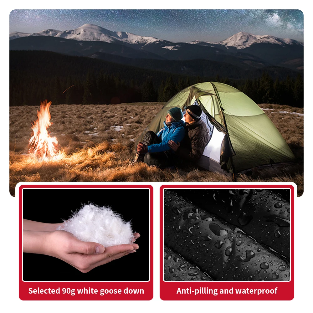 Hiking Pants Naturehike Winter Waterproof Ultralight Warm Duck Down Outdoor Woman Hombre Rain hiking pants