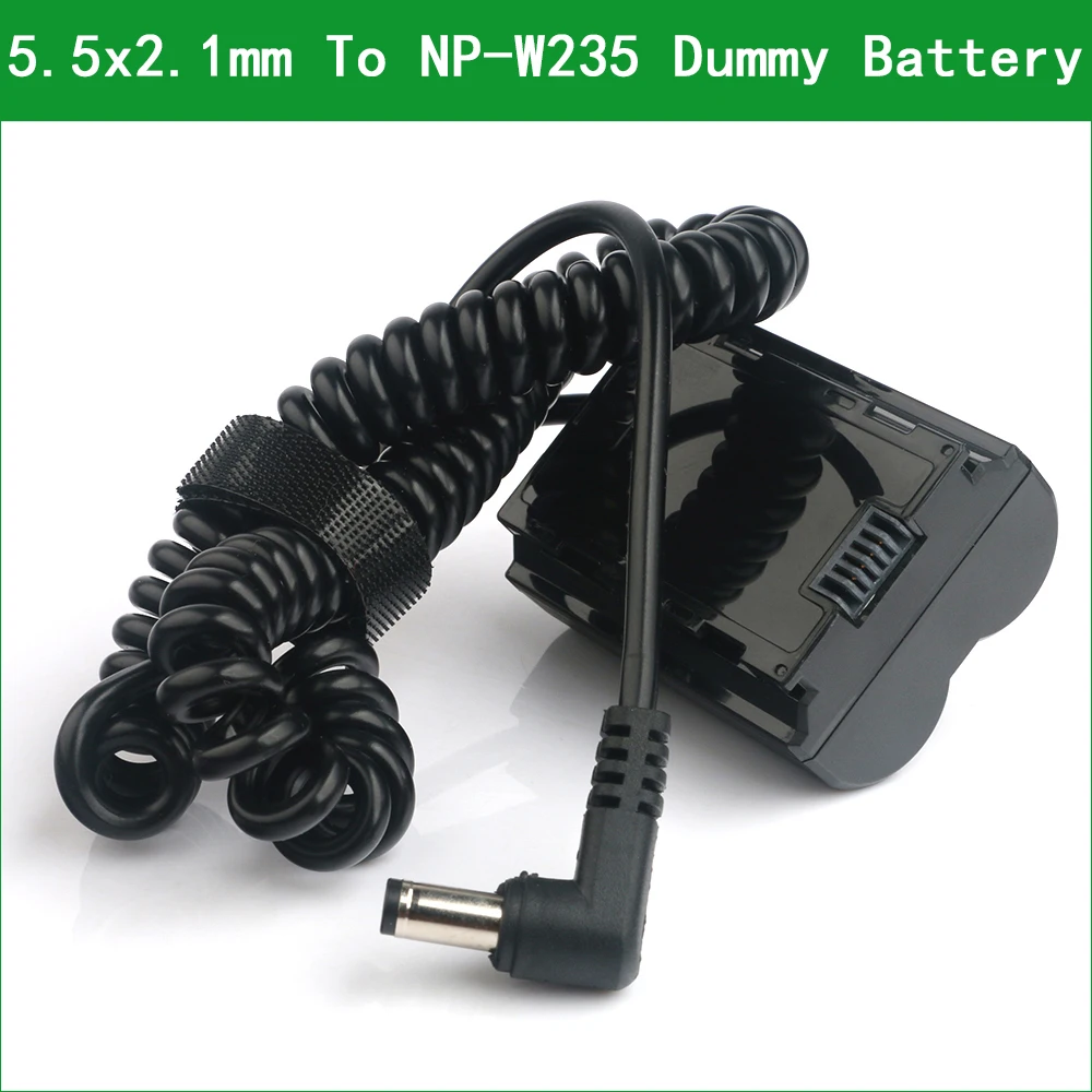 5.5X2.1 A Cp-W235 Dc Accoppiatore Connettore Di Alimentazione Np-W235 Batteria Fittizia Per Fujifilm X-T4 Xt4 X-T5 Gfx100S Gfx50S Ii X-H2 Xh2 X-H2S