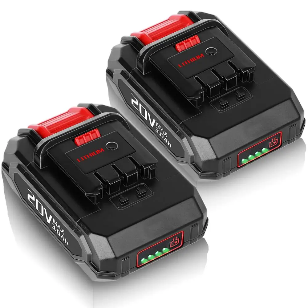 2 パック 3000mAh アップグレード交換用バッテリー KIMO 20V